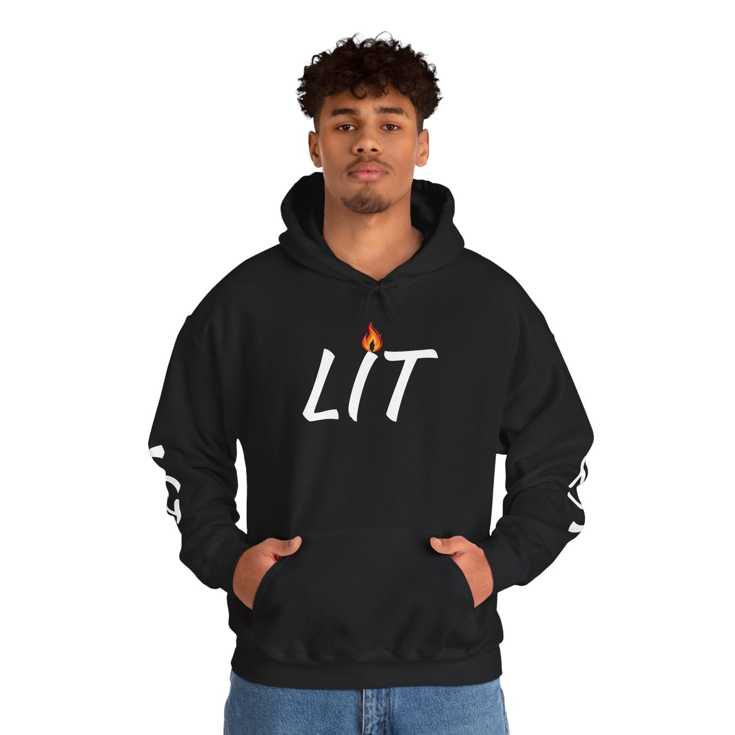 'LIT' Flame Hoodie