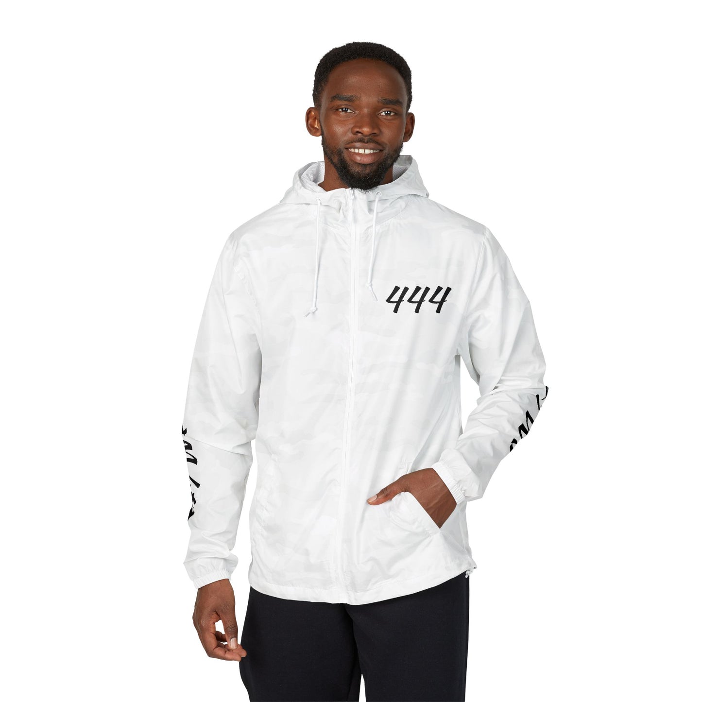 "Ohh Soo Lit" '444' Windbreaker Jacket