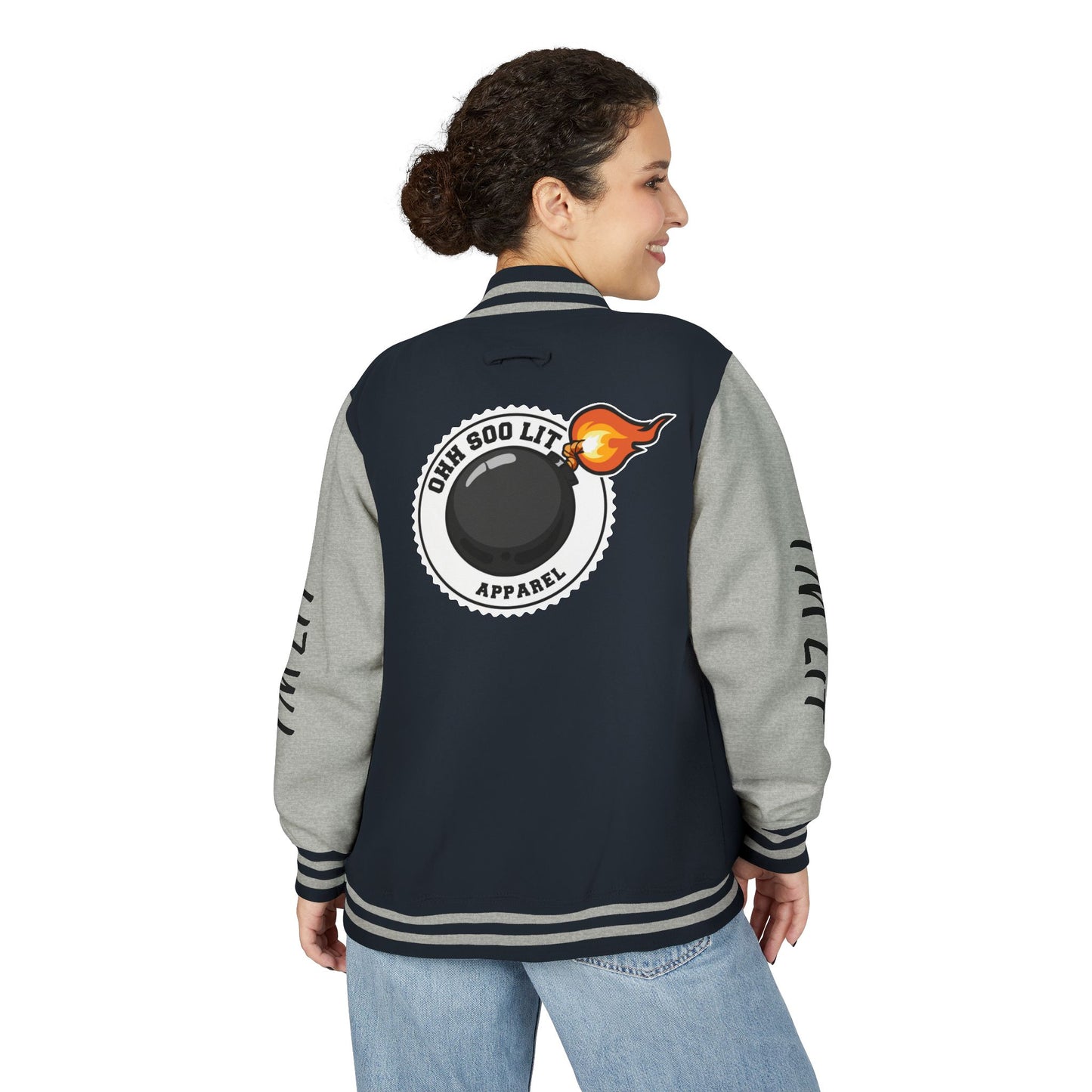 'Ohh Soo Lit' Varsity Jacket