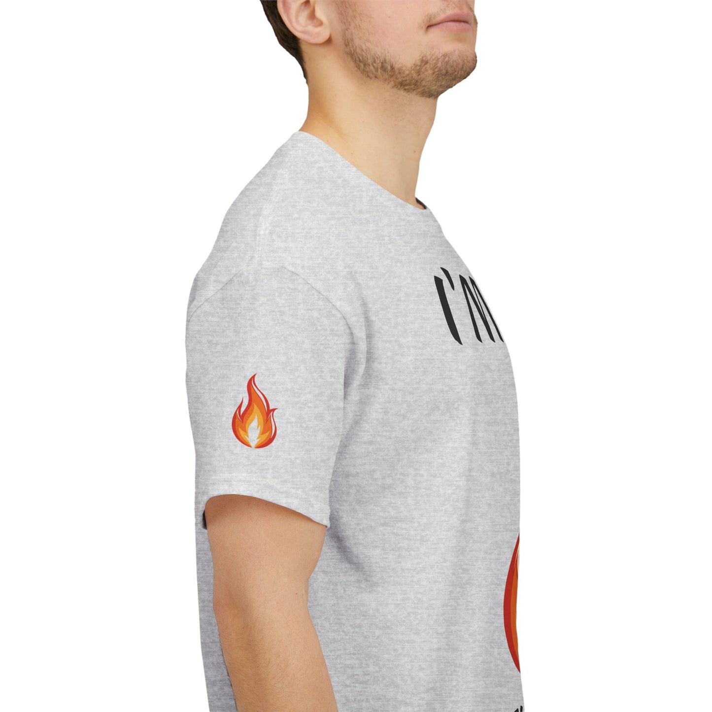 I'm Lit! I'm Turnt Up! Flame Graphic T-Shirt