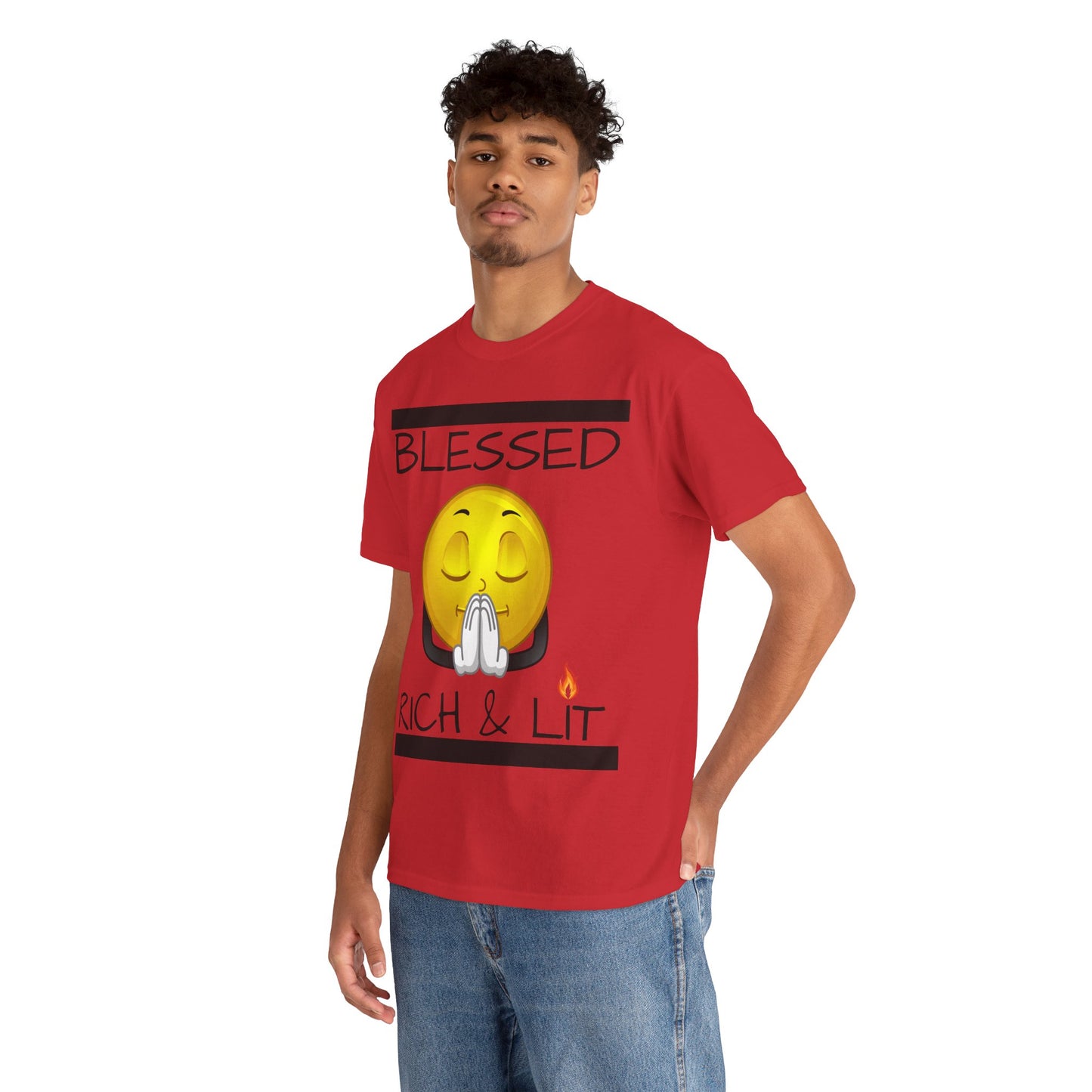 "Blessed Rich & Lit" Unisex Tee