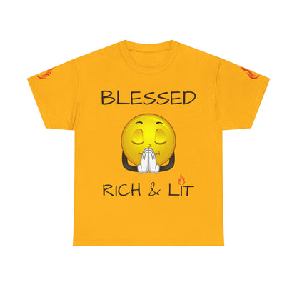 'Blessed Rich & Lit' T-Shirt
