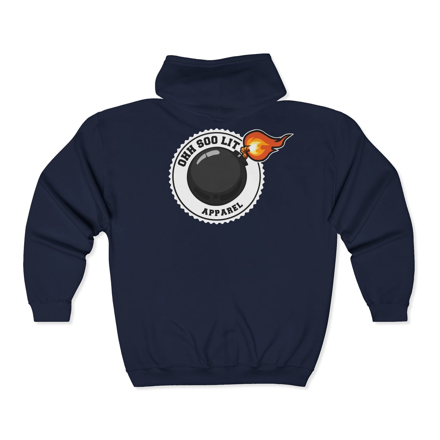Dollar Sign Full-Zip Hoodie