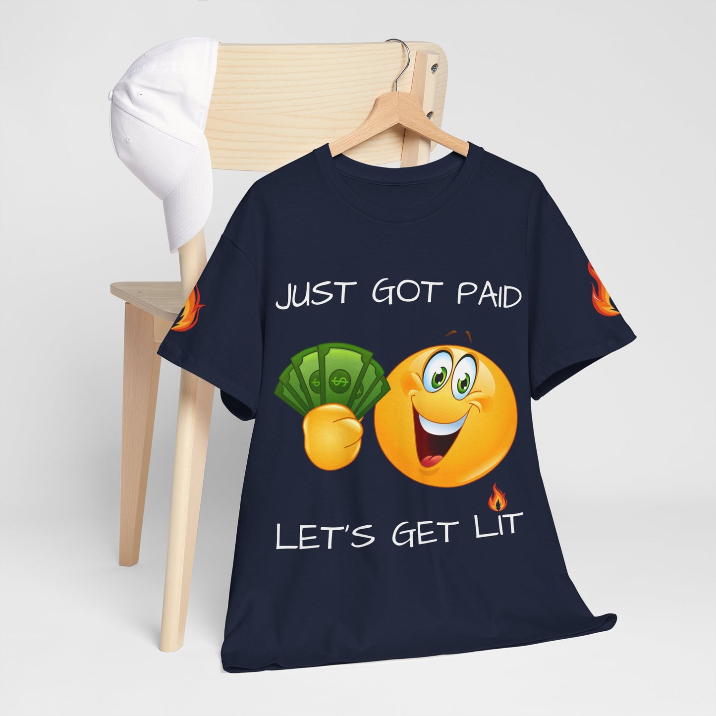 'Just Got Paid Let's Get Lit' T-Shirt