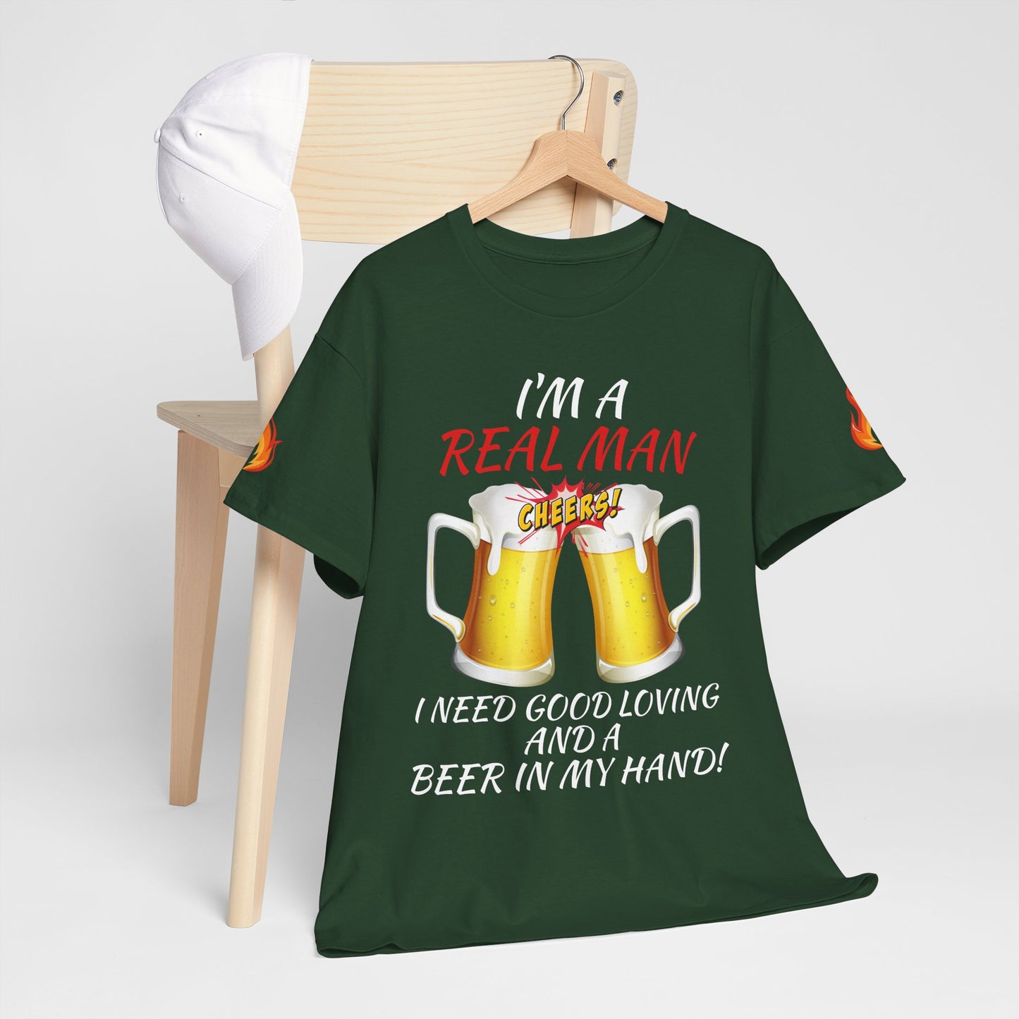 'Real Man Beer' T-Shirt