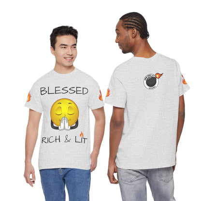 'Blessed Rich & Lit' T-Shirt