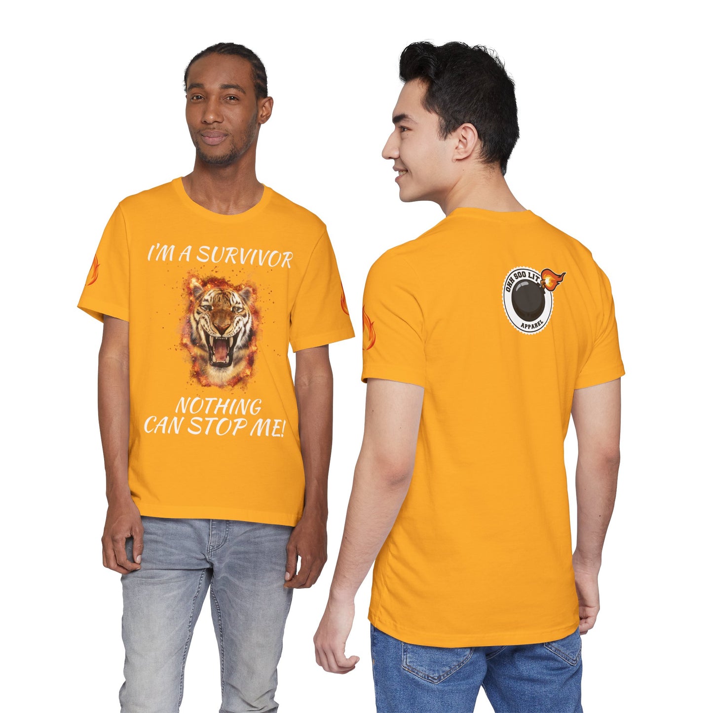 “I’m a Survivor, Nothing Can Stop Me!” Motivational T-Shirt