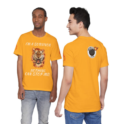 “I’m a Survivor, Nothing Can Stop Me!” Motivational T-Shirt