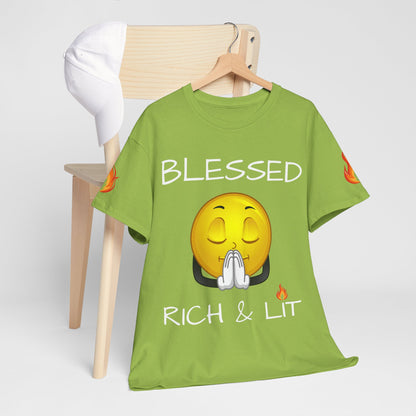 'Blessed Rich & Lit' T-Shirt
