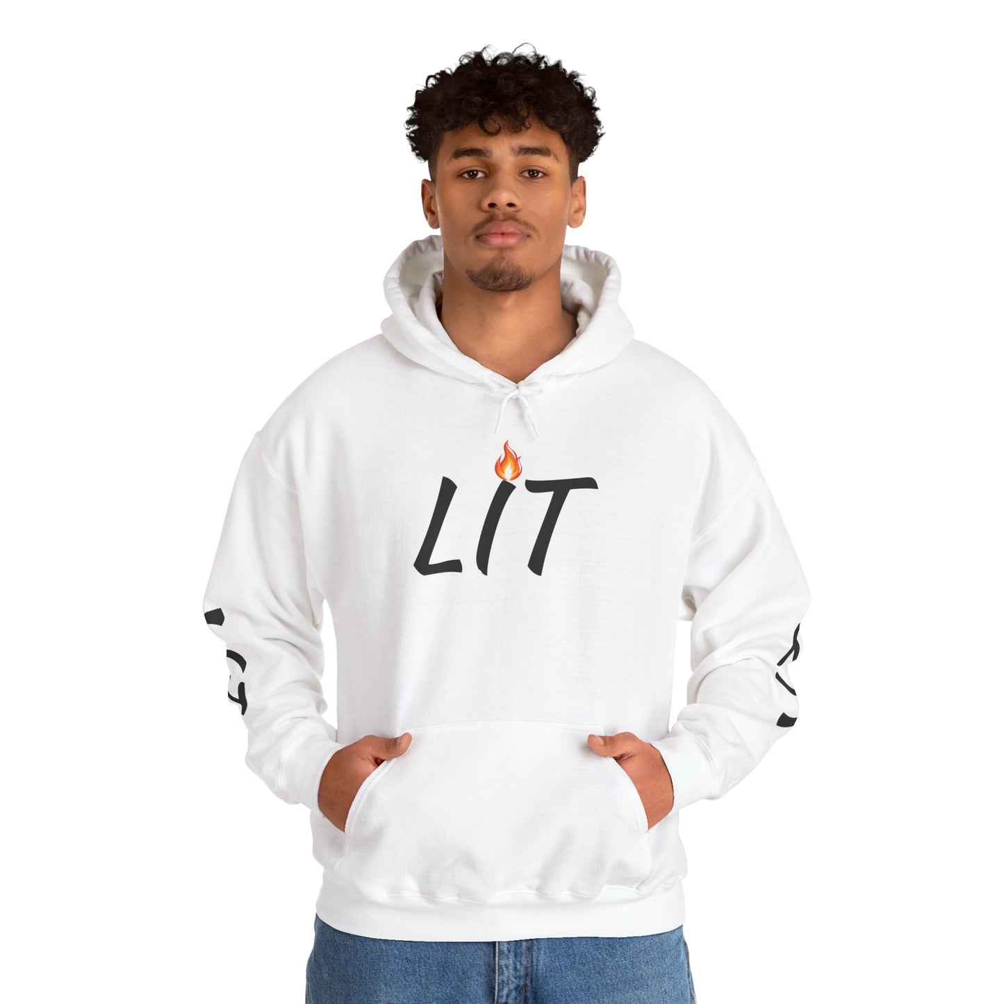 'LIT' Flame Hoodie