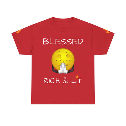'Blessed Rich & Lit' T-Shirt