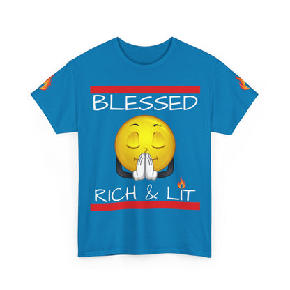 'Blessed Rich & Lit'—Graphic Shirt
