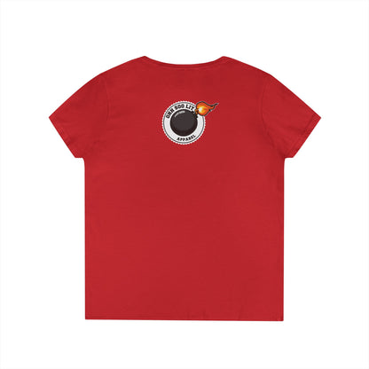 "Wine Down" V-Neck Tee