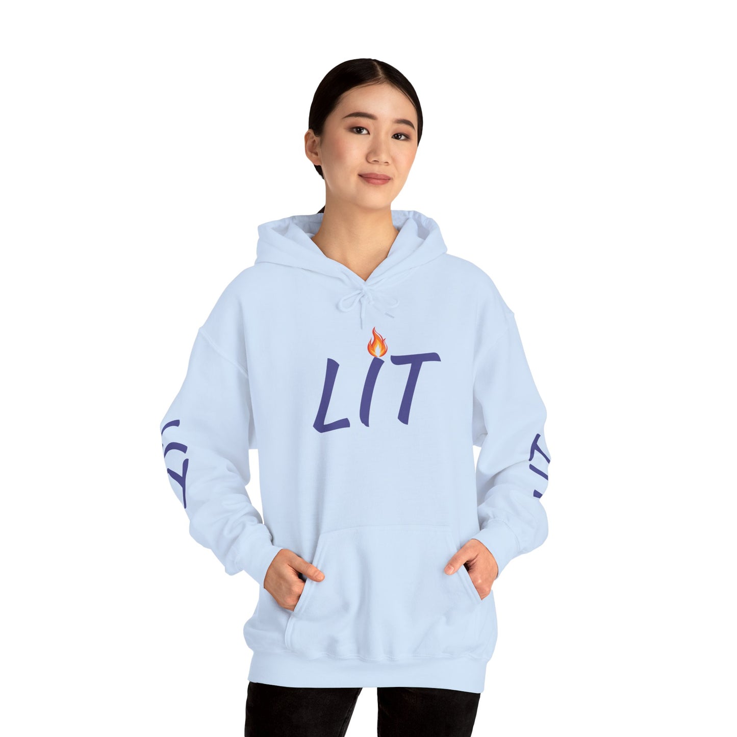 'LIT' Flame Hoodie