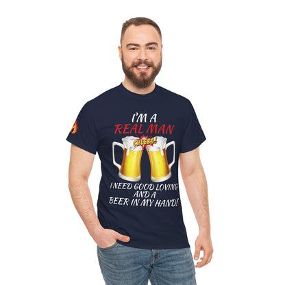 'Real Man Beer' T-Shirt