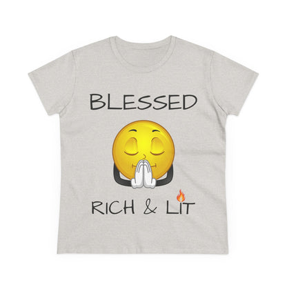 Blessed Rich & Lit T-Shirt —Women