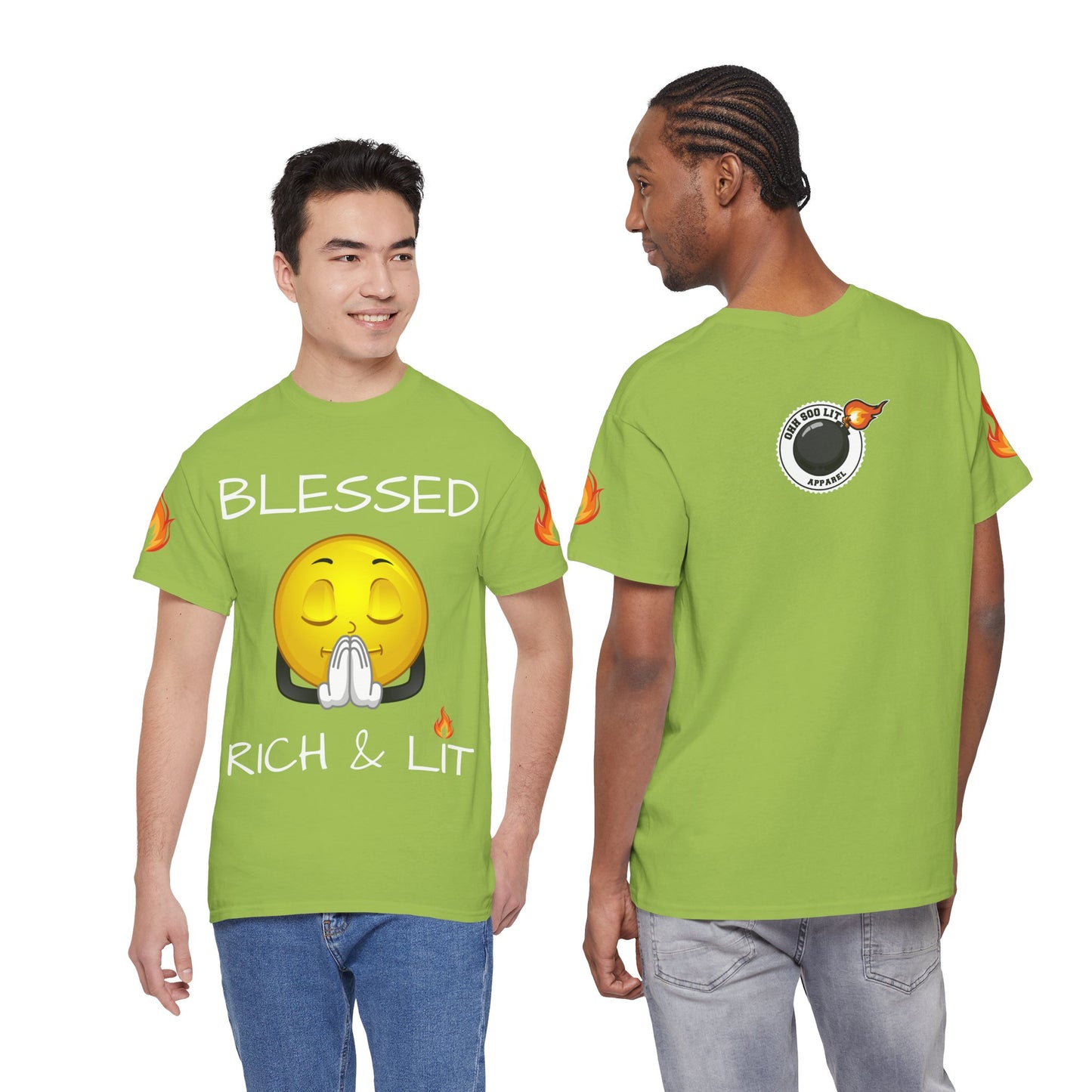'Blessed Rich & Lit' T-Shirt