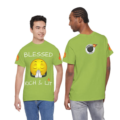'Blessed Rich & Lit' T-Shirt