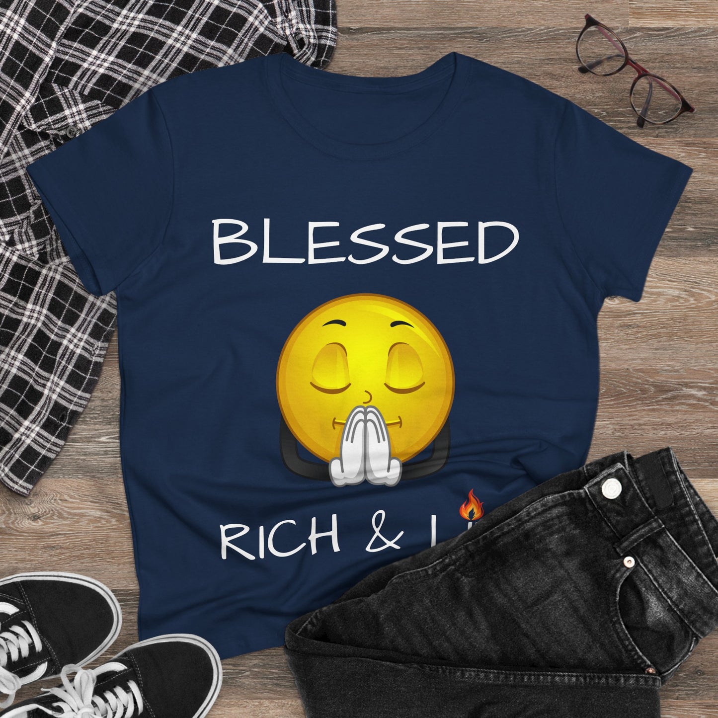 Blessed Rich & Lit T-Shirt —Women