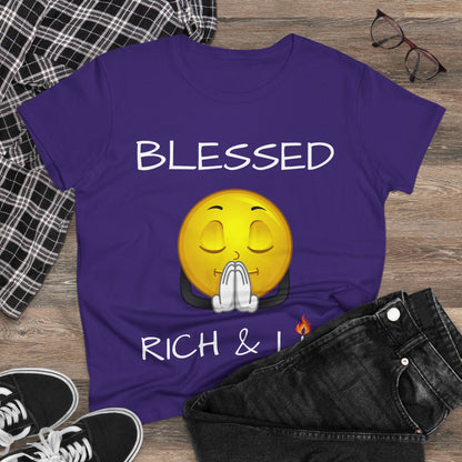 Blessed Rich & Lit T-Shirt —Women