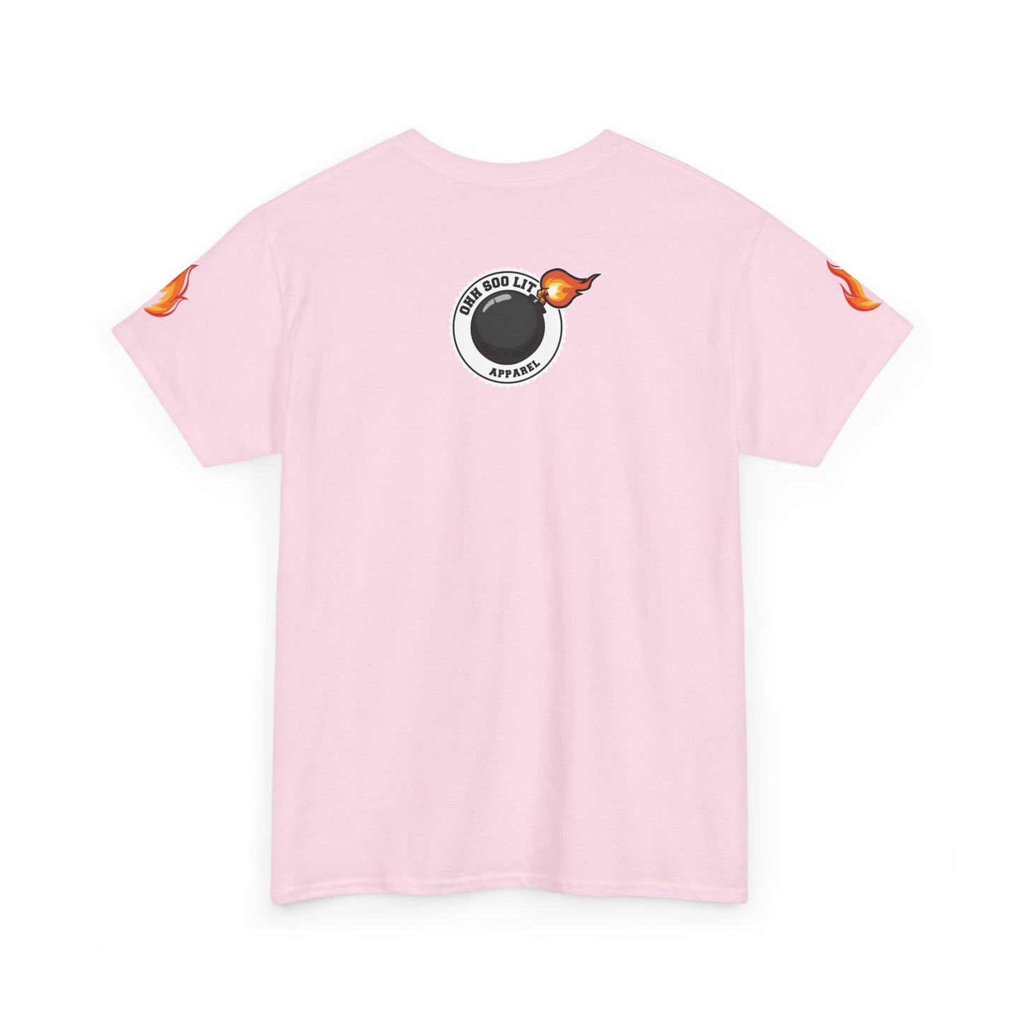 I'm Lit! I'm Turnt Up! Flame Graphic T-Shirt