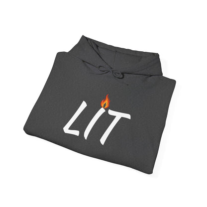 'LIT' Flame Hoodie