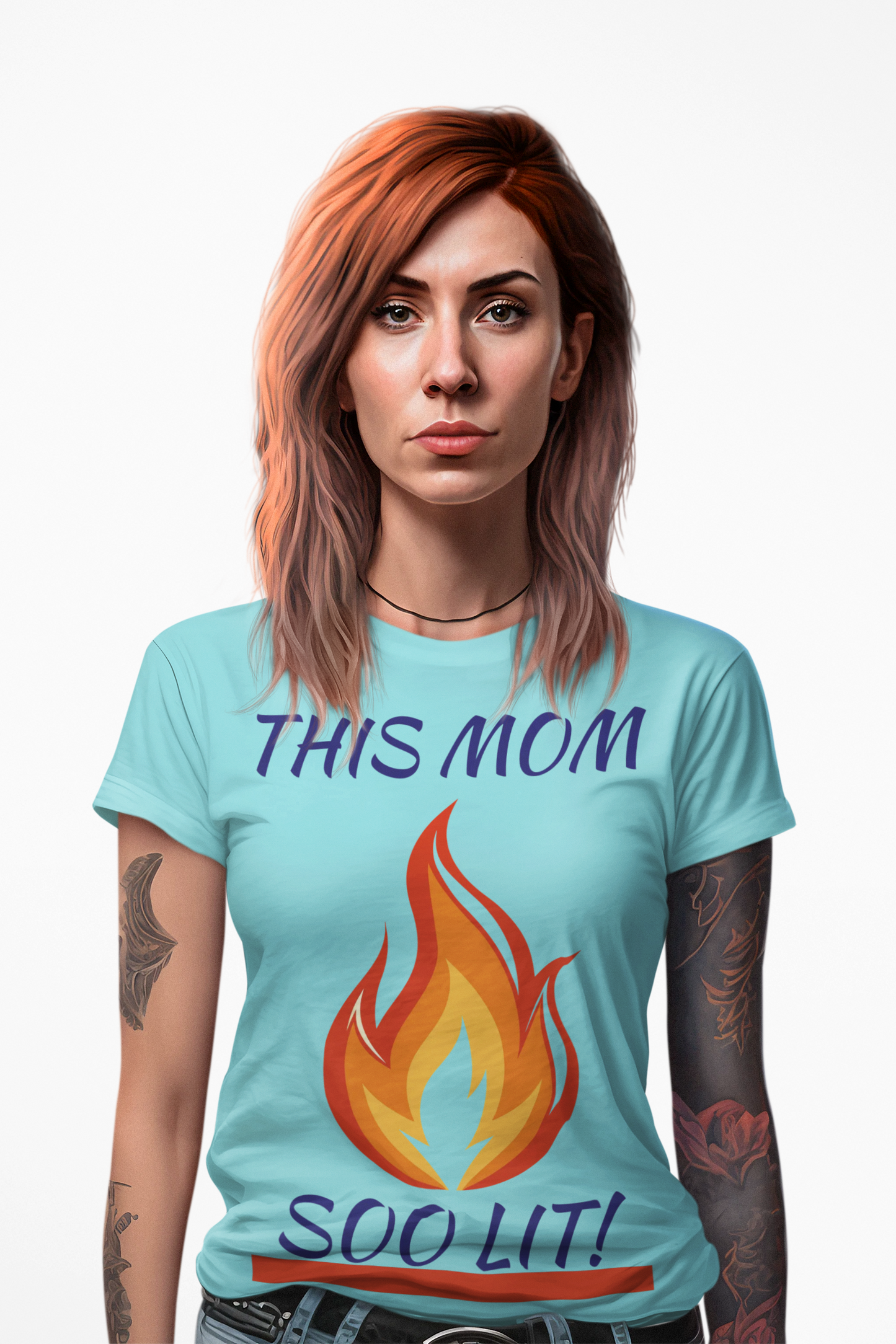 'This Mom So Lit!' Women's Tee