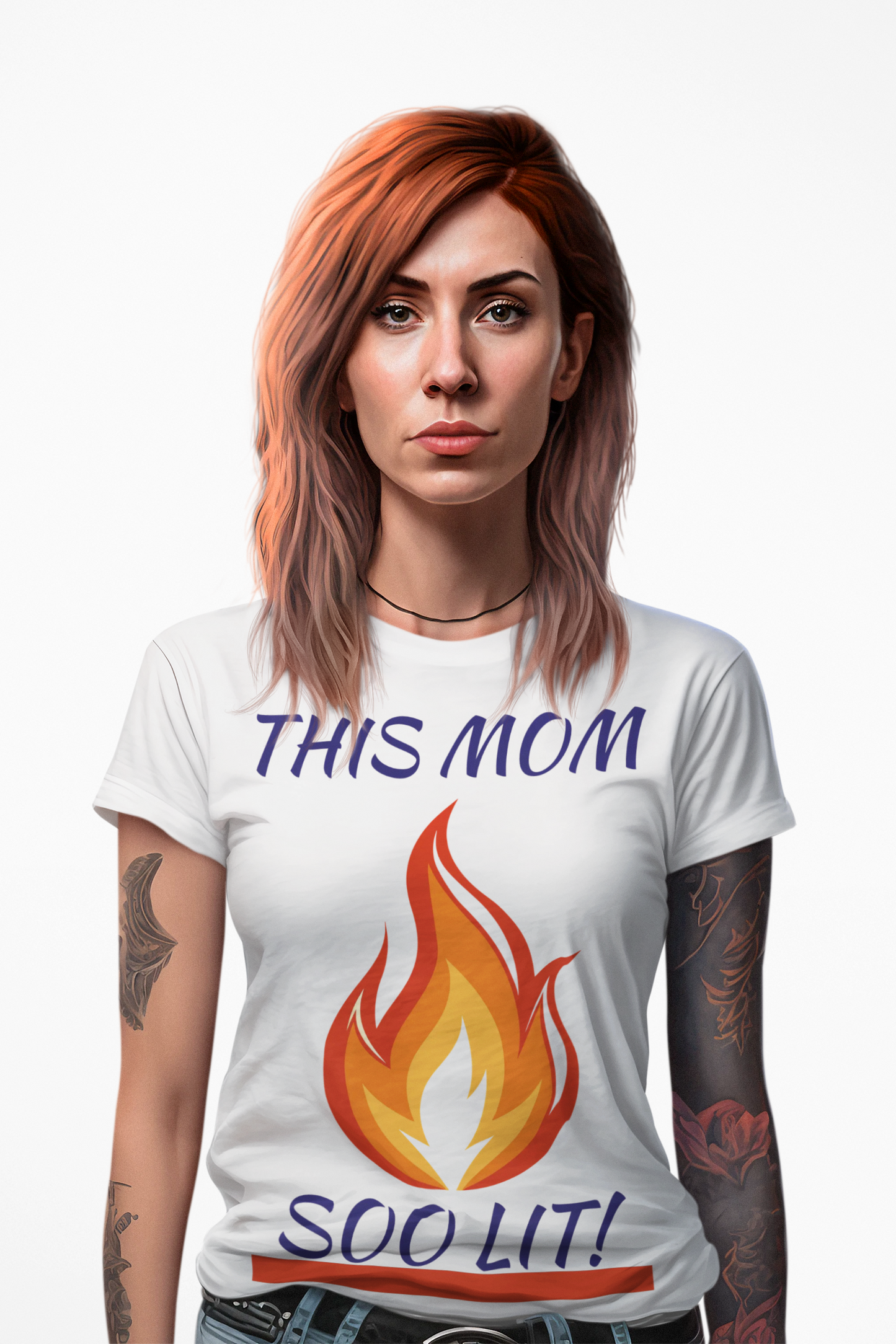 'This Mom So Lit!' Women's Tee