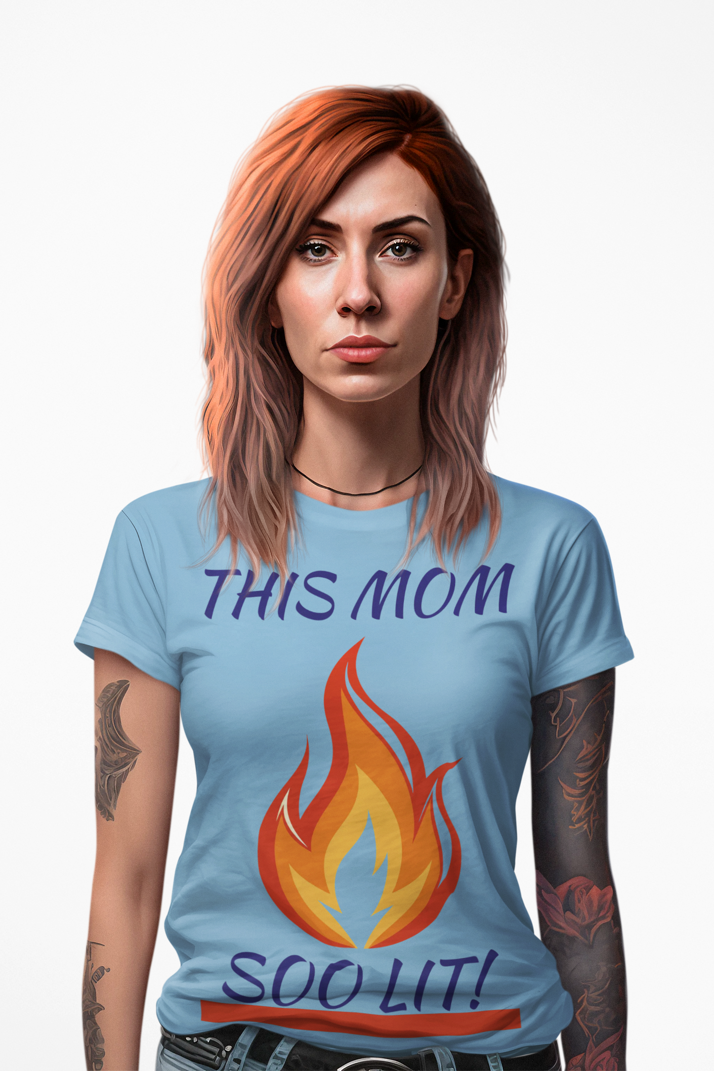 'This Mom So Lit!' Women's Tee