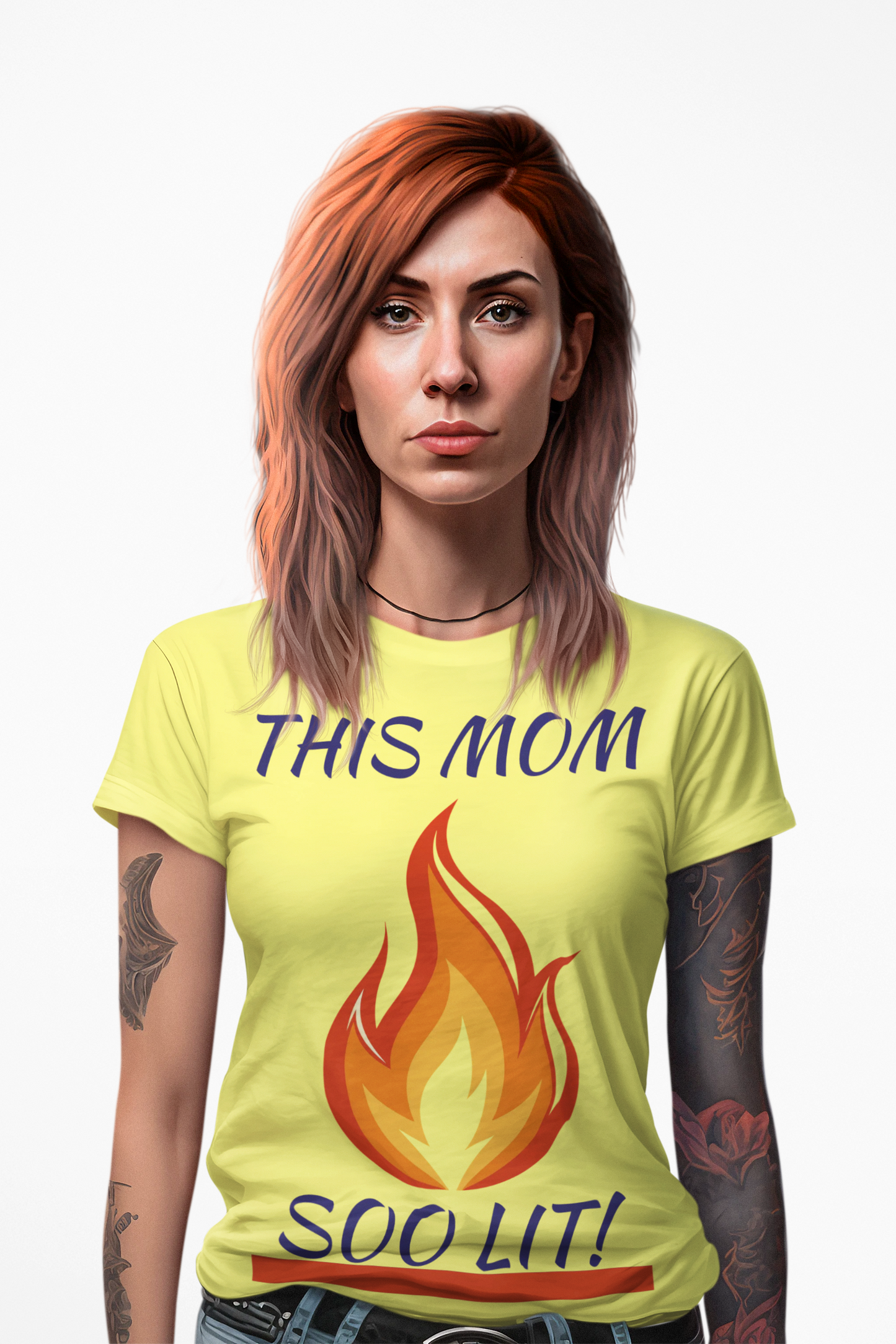 'This Mom So Lit!' Women's Tee