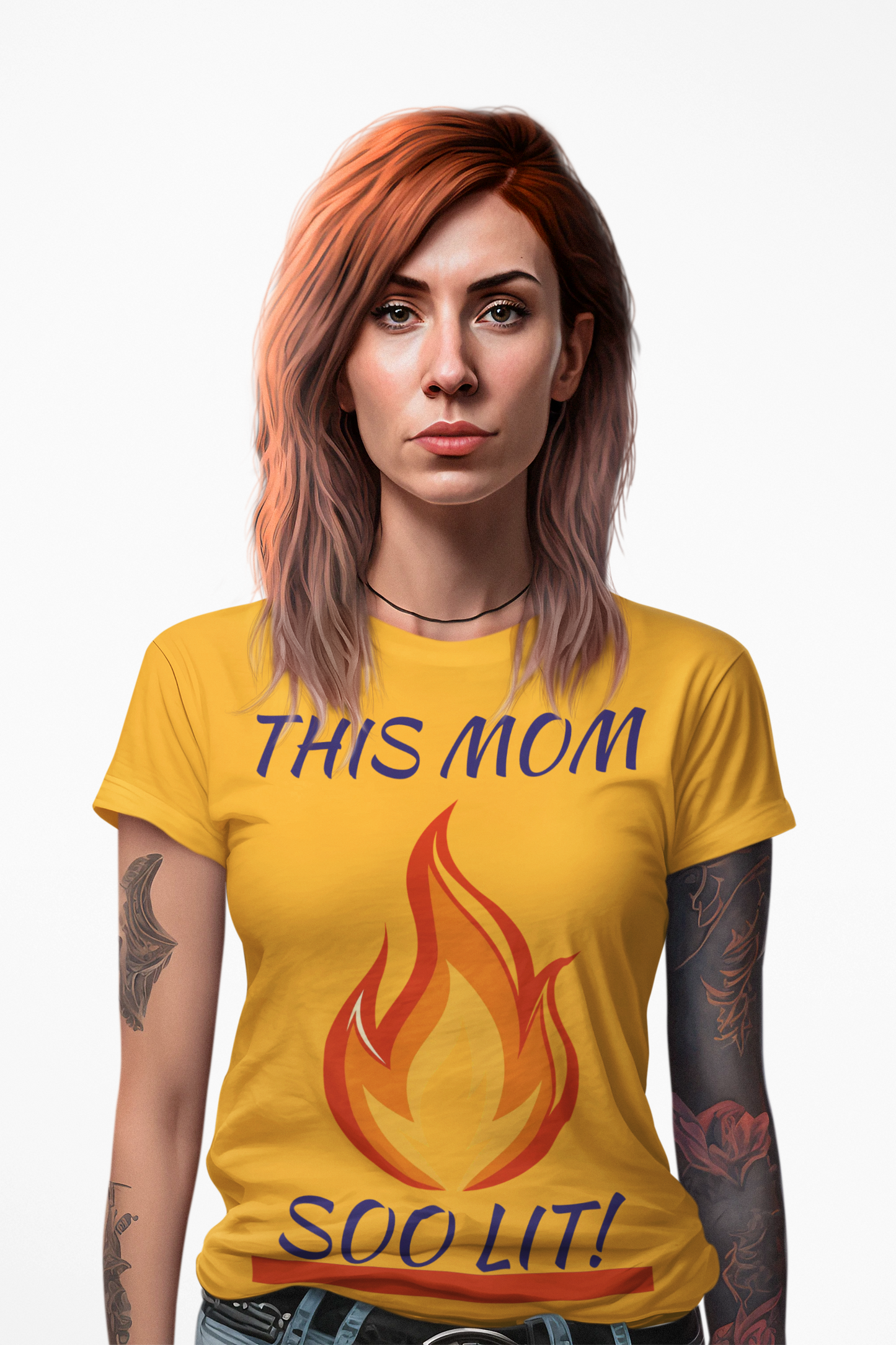'This Mom So Lit!' Women's Tee