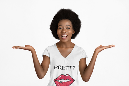 Pretty Thick & Lit V-Neck Tee