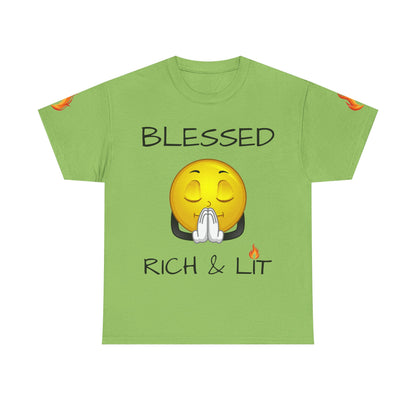 'Blessed Rich & Lit' T-Shirt