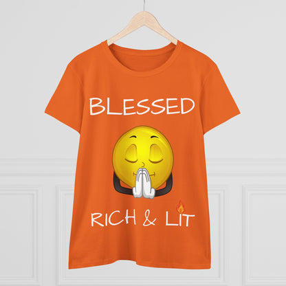Blessed Rich & Lit T-Shirt —Women
