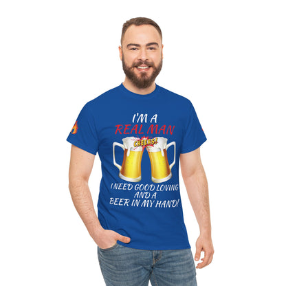 'Real Man Beer' T-Shirt