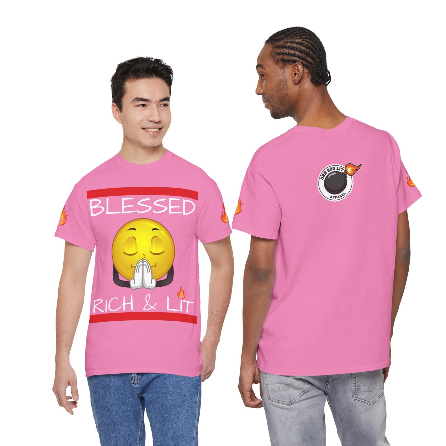 'Blessed Rich & Lit'—Graphic Shirt