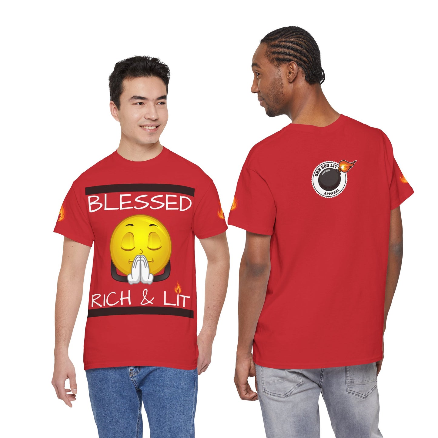 'Blessed Rich & Lit'—Graphic Shirt