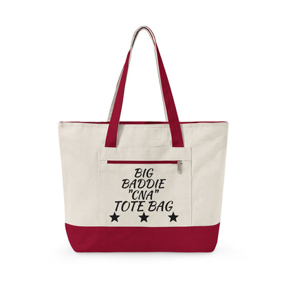 "Big Baddie CNA" Canvas Tote