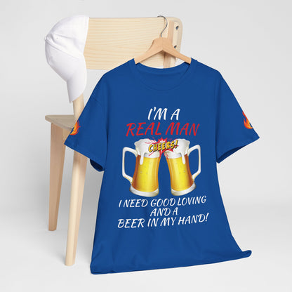'Real Man Beer' T-Shirt