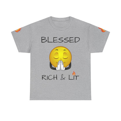 'Blessed Rich & Lit' T-Shirt