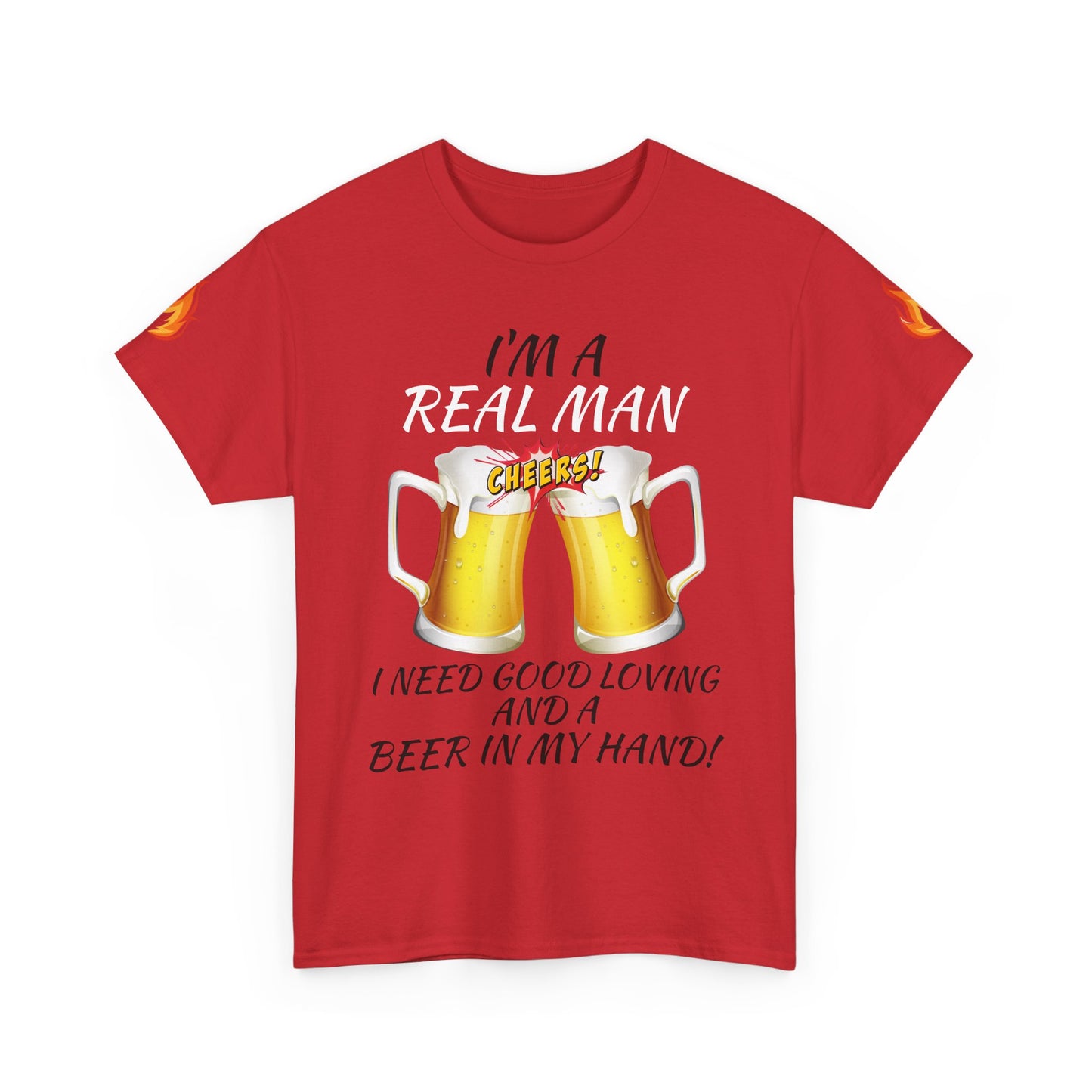 'Real Man Beer' T-Shirt