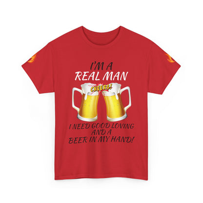 'Real Man Beer' T-Shirt