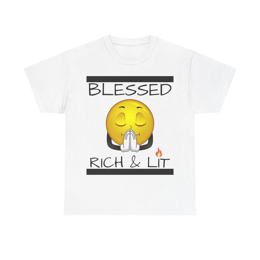 "Blessed Rich & Lit" Unisex Tee