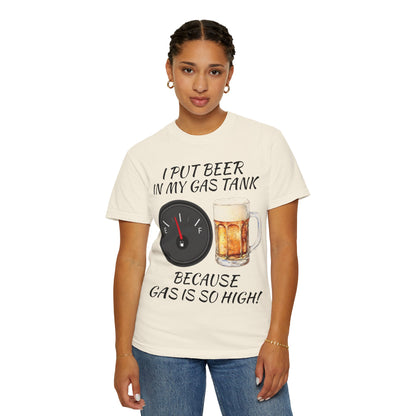 'Beer in My Gas Tank' T‑Shirt