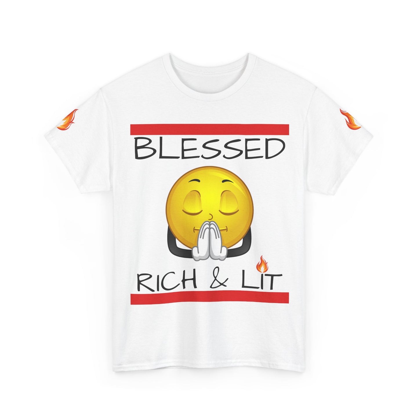'Blessed Rich & Lit'—Graphic Shirt