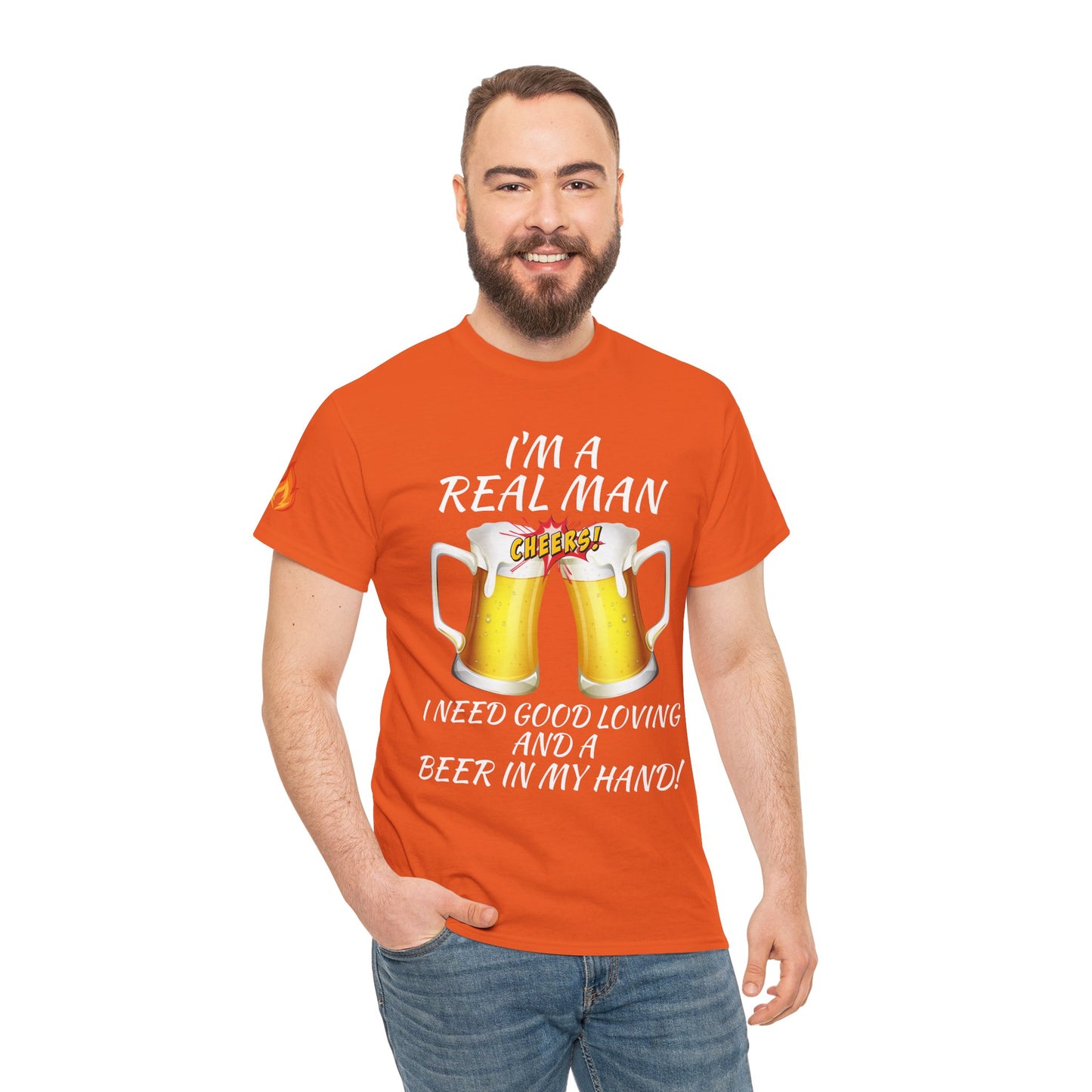 'Real Man Beer' T-Shirt