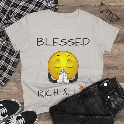 Blessed Rich & Lit T-Shirt —Women