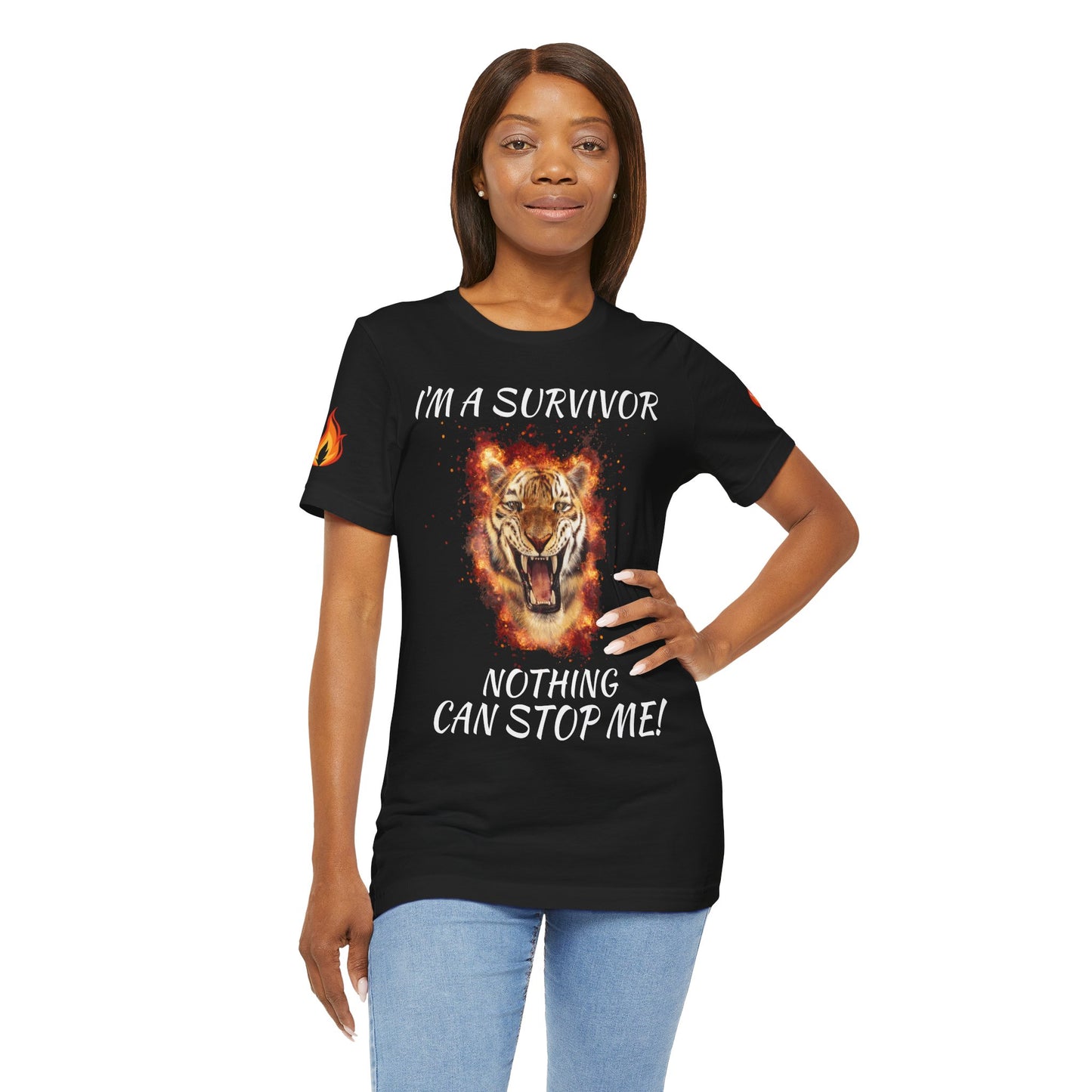 “I’m a Survivor, Nothing Can Stop Me!” Motivational T-Shirt