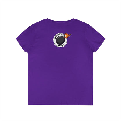"Wine Down" V-Neck Tee