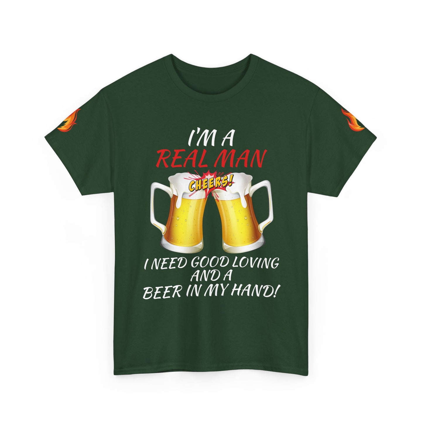 'Real Man Beer' T-Shirt